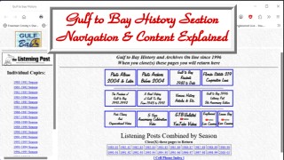 Instructional Video for the History Section